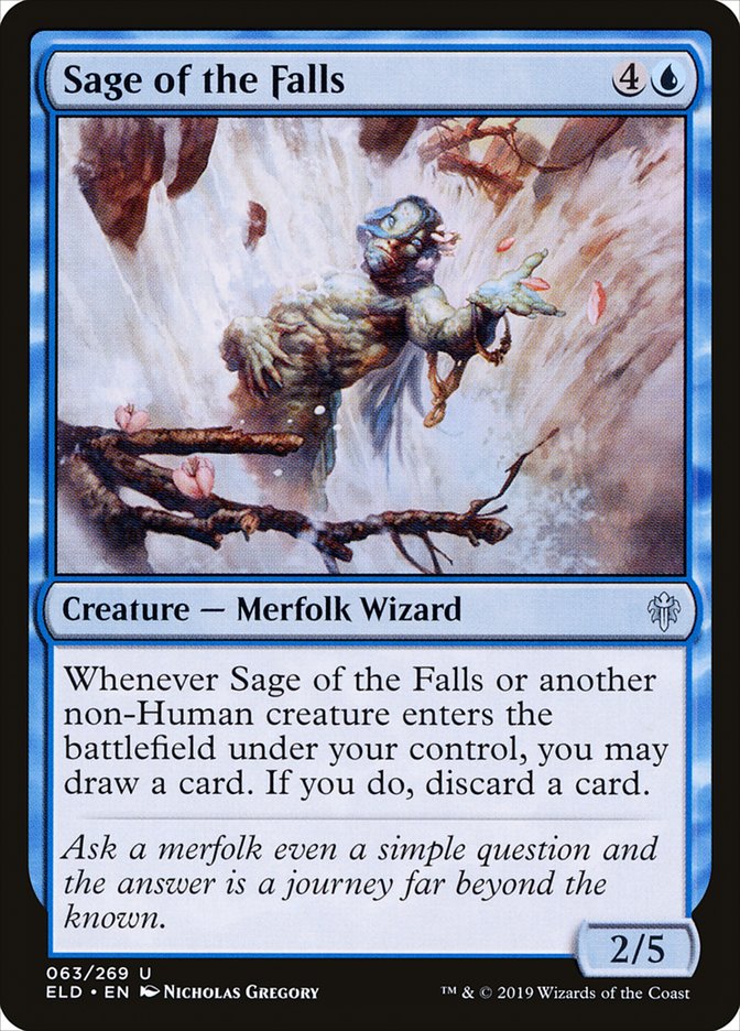 Sage of the Falls [Throne of Eldraine] (ELD 63)