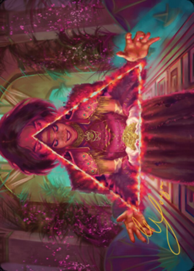 Seize the Spotlight Art Card (Gold-Stamped Signature) [Streets of New Capenna Art Series] (ASNC 60)