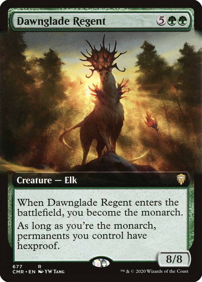Dawnglade Regent (Extended Art) [Commander Legends] (CMR 677)