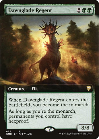 Dawnglade Regent (Extended Art) [Commander Legends] (CMR 677)