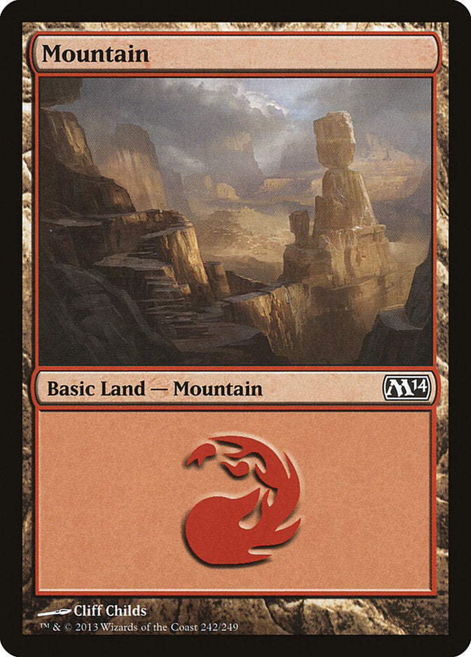 Mountain (#242) [Magic 2014] (M14 242)