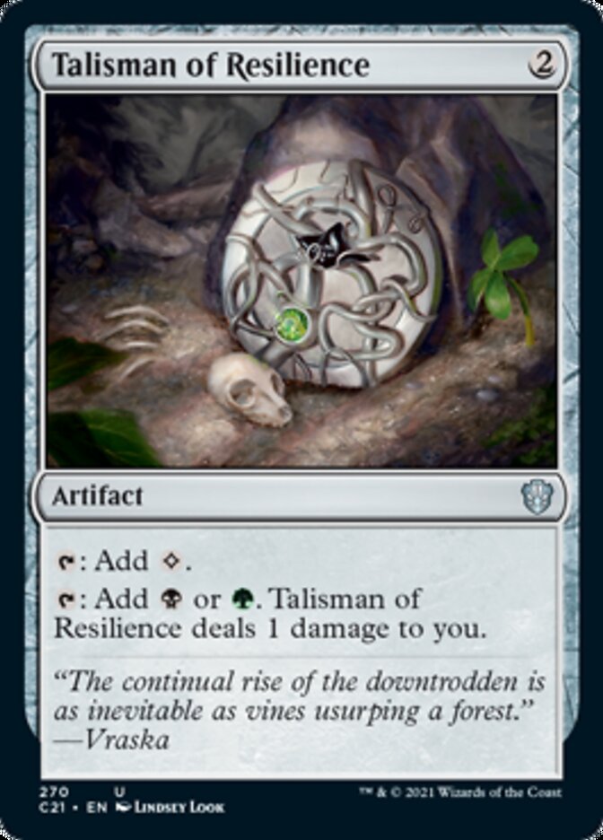 Talisman of Resilience [Commander 2021] (C21 270)