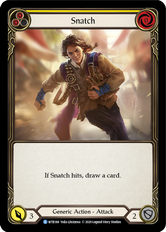 Snatch (Yellow) [WTR168] Unlimited Rainbow Foil