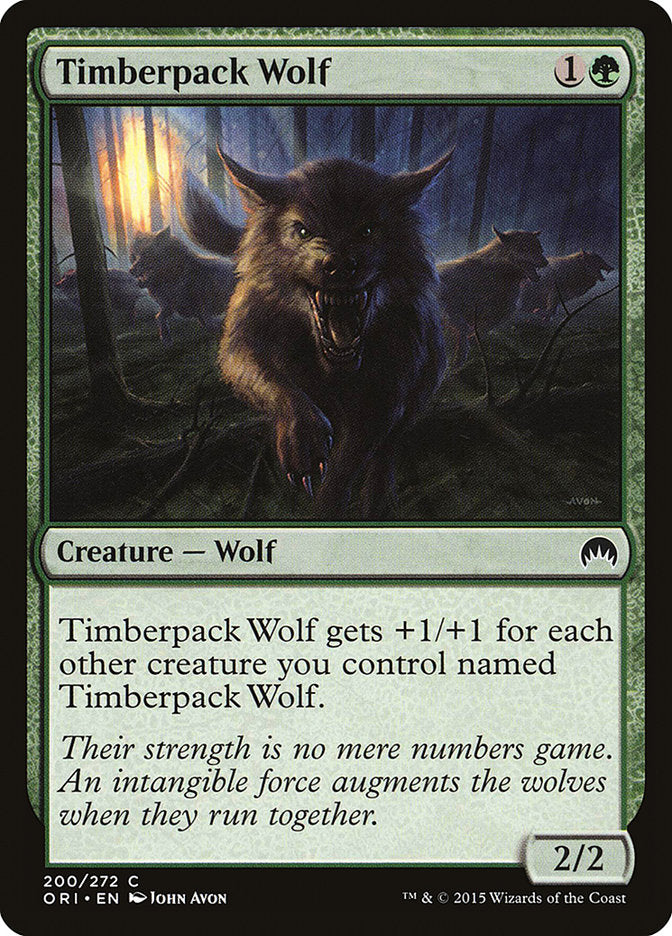 Timberpack Wolf [Magic Origins] (ORI 200)