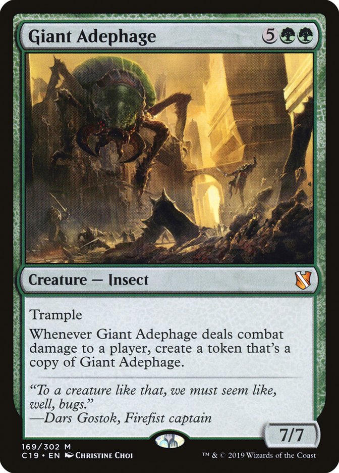 Giant Adephage [Commander 2019] (C19 169)