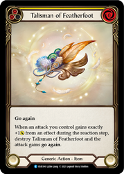 Talisman of Featherfoot [EVR190] 1st Edition Cold Foil