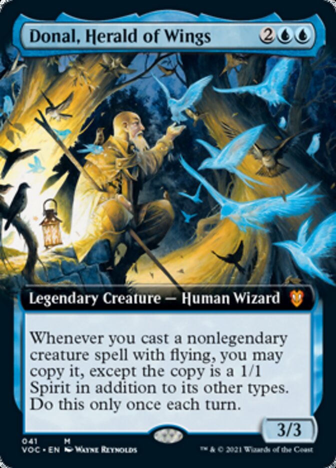 Donal, Herald of Wings (Extended) [Innistrad: Crimson Vow Commander] (VOC 41)