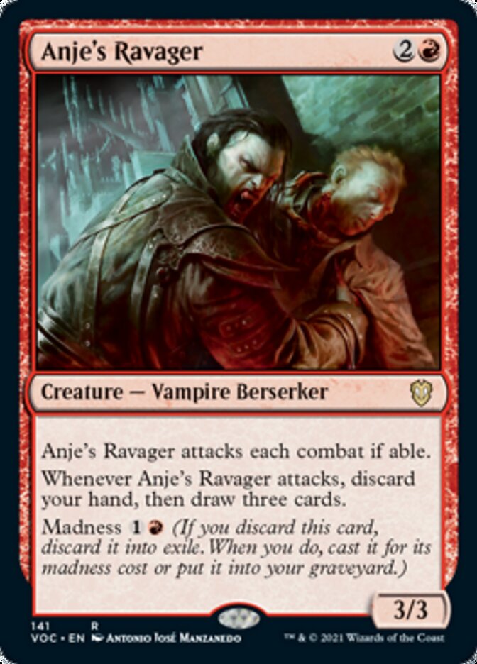 Anje's Ravager [Innistrad: Crimson Vow Commander] (VOC 141)