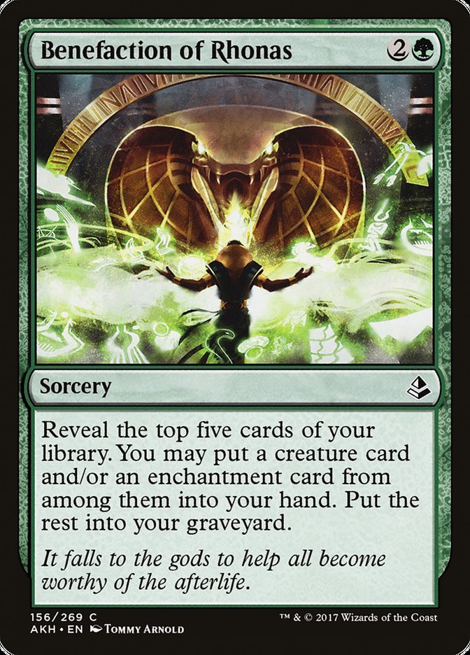 Benefaction of Rhonas [Amonkhet] (AKH 156)
