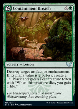 Containment Breach [Strixhaven: School of Mages] (STX 125)