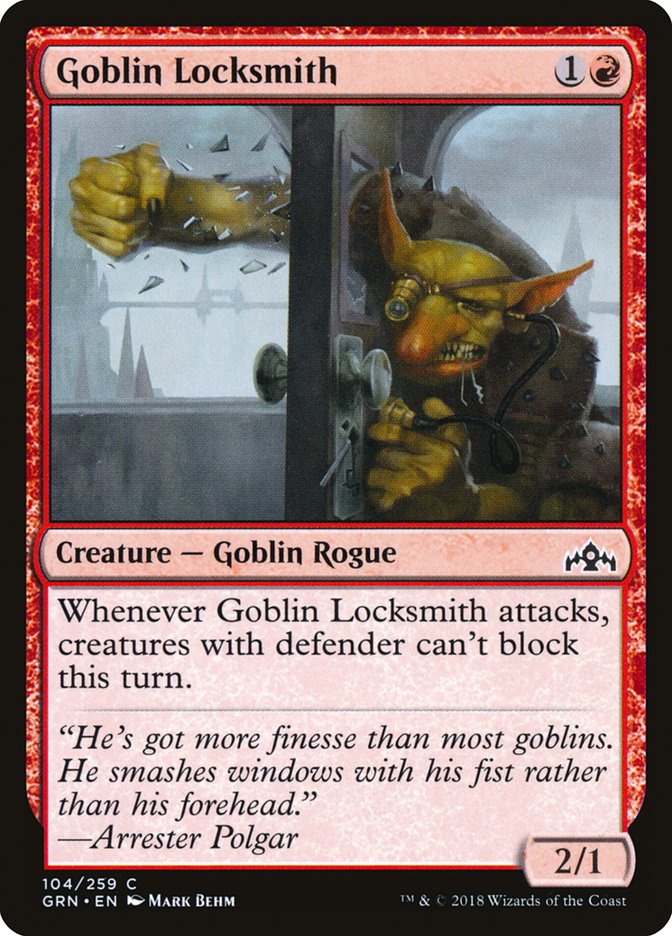 Goblin Locksmith [Guilds of Ravnica] (GRN 104)