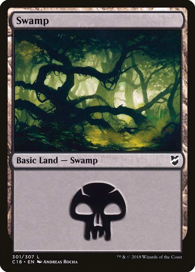 Swamp (#301) [Commander 2018] (C18 301)