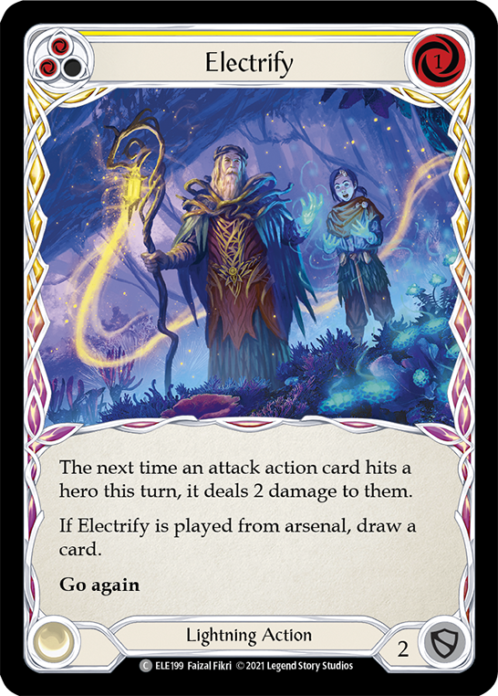 Electrify (Yellow) [ELE199] 1st Edition Rainbow Foil