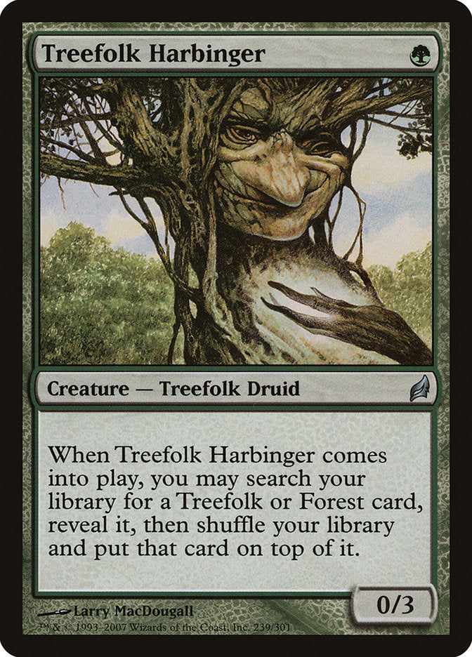 Treefolk Harbinger [Lorwyn] (LRW 239)