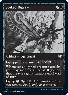 Spiked Ripsaw [Innistrad: Double Feature] (DBL 487)
