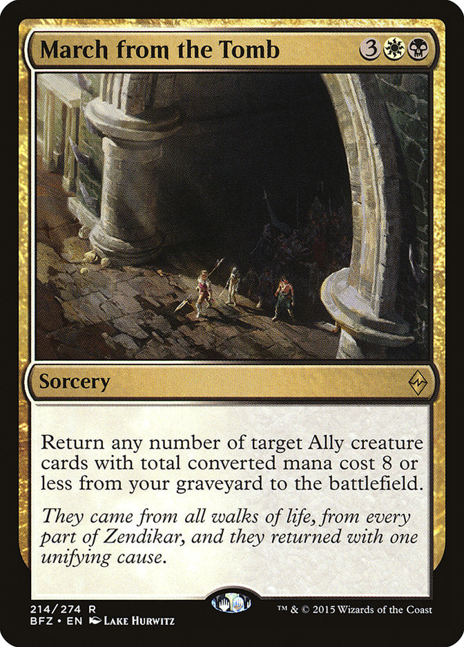 March from the Tomb [Battle for Zendikar] (BFZ 214)