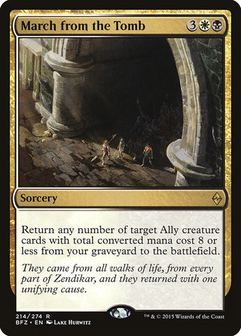 March from the Tomb [Battle for Zendikar] (BFZ 214)
