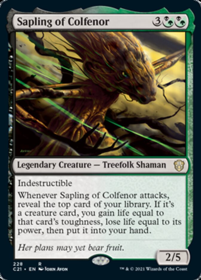 Sapling of Colfenor [Commander 2021] (C21 228)