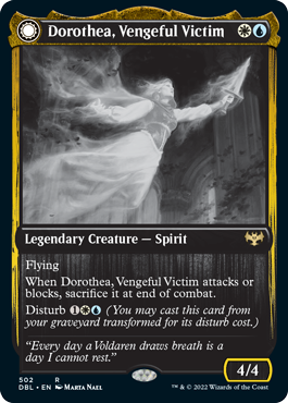 Dorothea, Vengeful Victim // Dorothea's Retribution [Innistrad: Double Feature] (DBL 502)