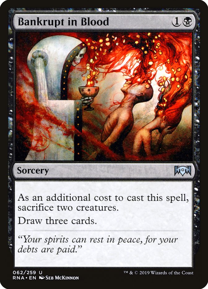 Bankrupt in Blood [Ravnica Allegiance] (RNA 62)