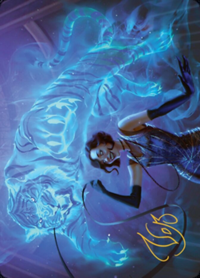 Extravagant Replication Art Card (Gold-Stamped Signature) [Streets of New Capenna Art Series] (ASNC 53)