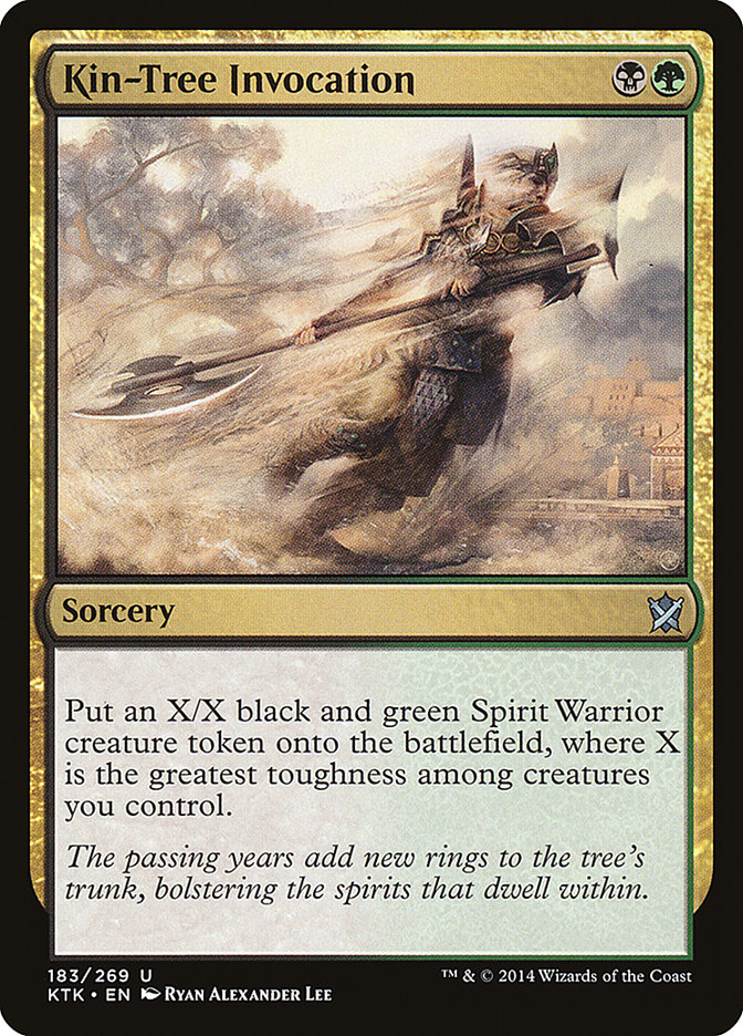 Kin-Tree Invocation [Khans of Tarkir] (KTK 183)