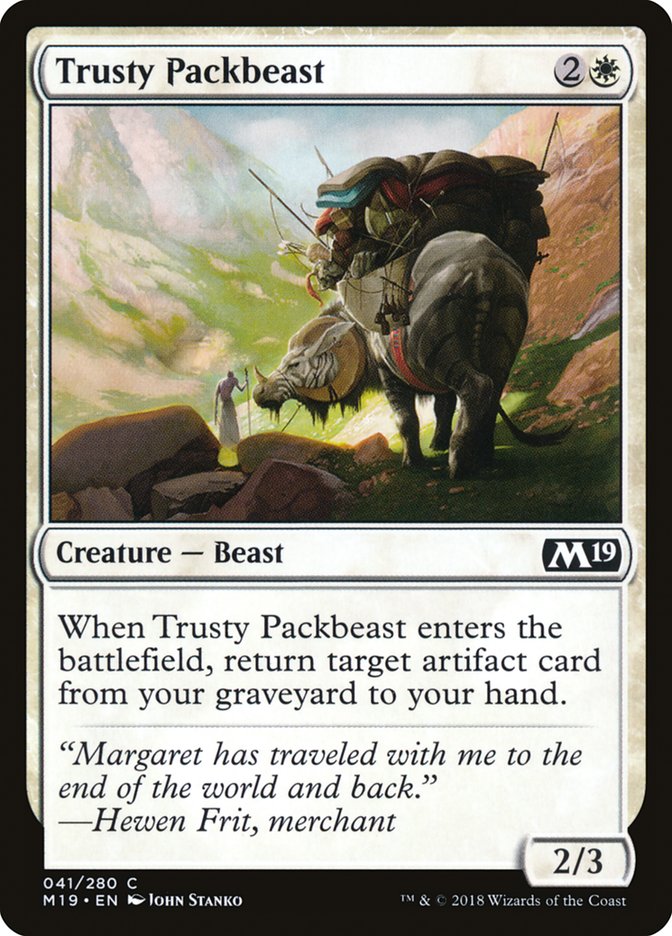 Trusty Packbeast [Core Set 2019] (M19 41)