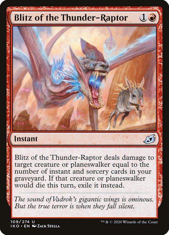 Blitz of the Thunder-Raptor [Ikoria: Lair of Behemoths] (IKO 109)