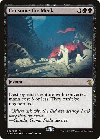 Consume the Meek [Duel Decks: Zendikar vs. Eldrazi] (DDP 49)