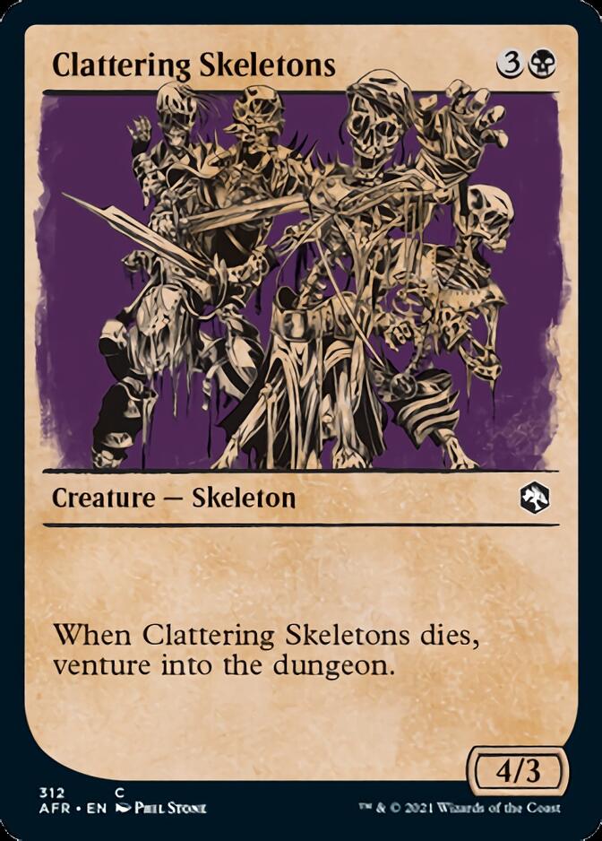 Clattering Skeletons (Showcase) [Dungeons & Dragons: Adventures in the Forgotten Realms] (AFR 312)
