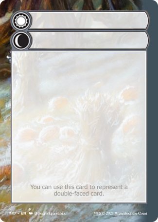 Helper Card (6/9) [Innistrad: Midnight Hunt Tokens] (TMID 6)