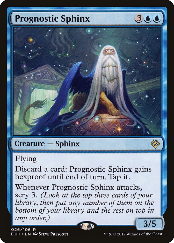 Prognostic Sphinx [Archenemy: Nicol Bolas] (E01 26)