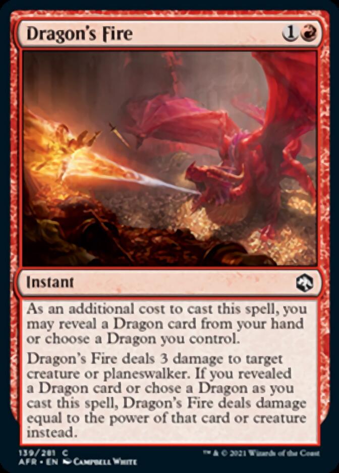 Dragon's Fire [Dungeons & Dragons: Adventures in the Forgotten Realms] (AFR 139)