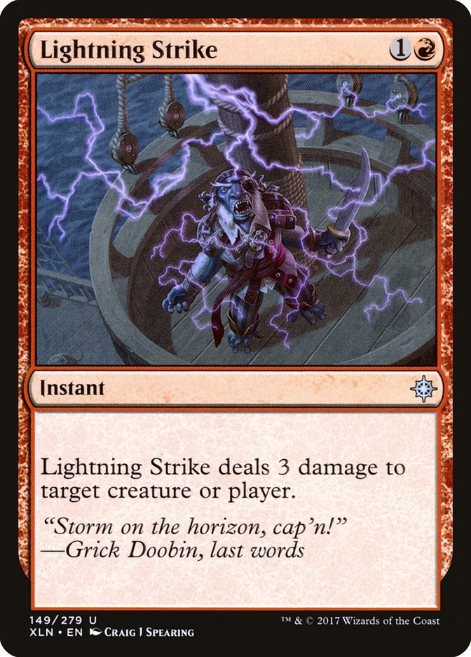 Lightning Strike [Ixalan] (XLN 149)