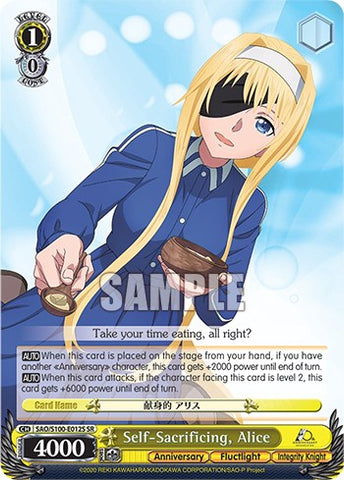 Self-Sacrificing, Alice [Sword Art Online Animation 10th Anniversary]