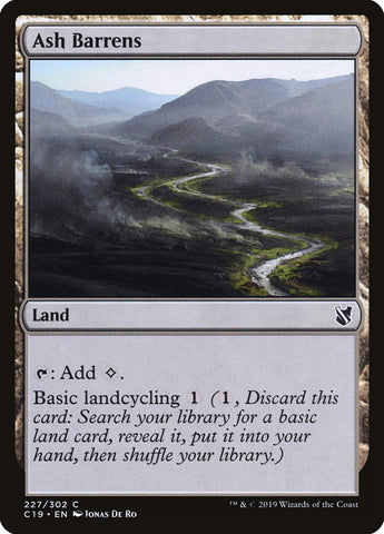 Ash Barrens [Commander 2019] (C19 227)