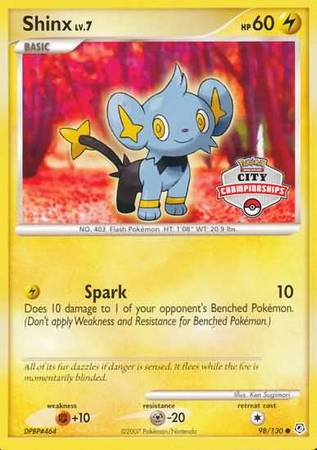 Shinx (City Championships Promo) (98/130) [Nintendo: Black Star Promos]