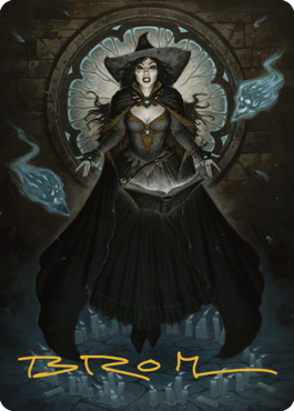 Tasha, the Witch Queen Art Card (Gold-Stamped Signature) [Commander Legends: Battle for Baldur's Gate Art Series]