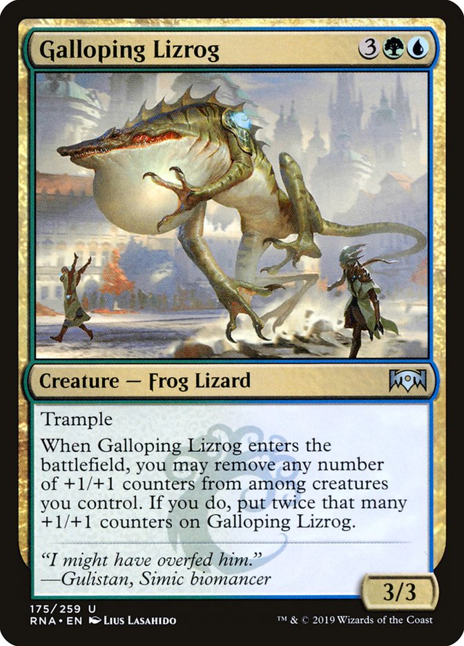 Galloping Lizrog [Ravnica Allegiance] (RNA 175)