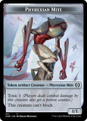 Phyrexian Mite // Phyrexian Insect Double-Sided Token [Phyrexia: All Will Be One Commander]