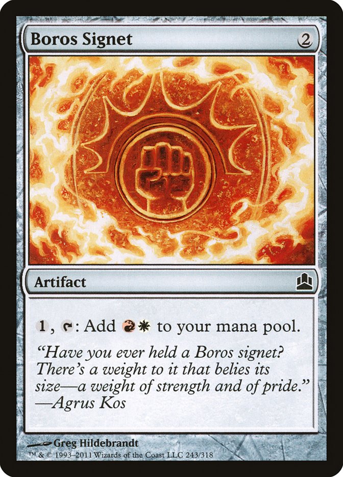 Boros Signet [Commander 2011] (CMD 243)