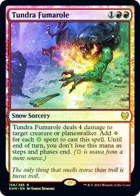 Tundra Fumarole  [Kaldheim Prerelease Promos] (PKHM 156)