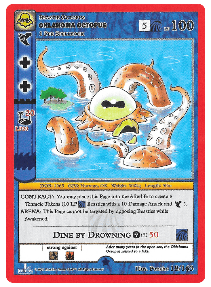 Oklahoma Octopus [Cryptid Nation: Nightfall First Edition]
