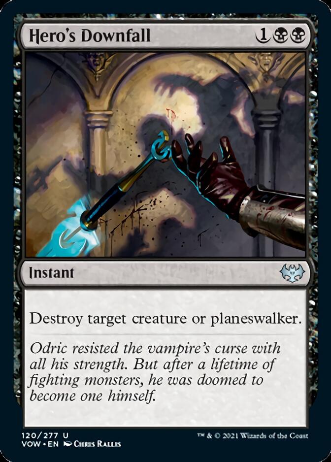 Hero's Downfall [Innistrad: Crimson Vow] (VOW 120)