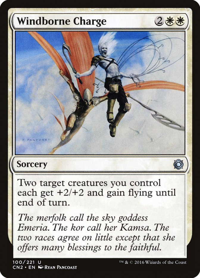 Windborne Charge [Conspiracy: Take the Crown] (CN2 100)