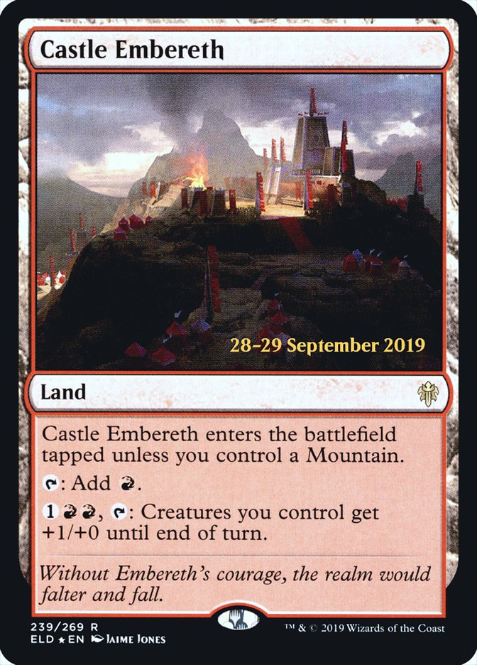 Castle Embereth  [Throne of Eldraine Prerelease Promos] (PELD 239S)