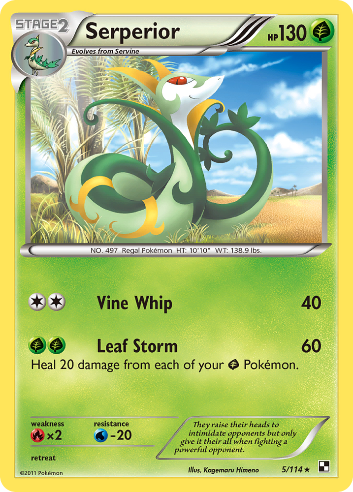 Serperior (5/114) [Black & White: Base Set]