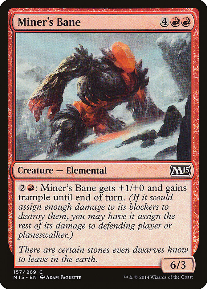 Miner's Bane [Magic 2015] (M15 157)