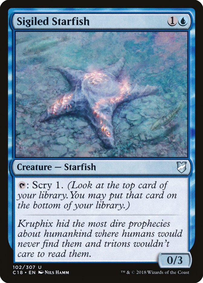 Sigiled Starfish [Commander 2018] (C18 102)