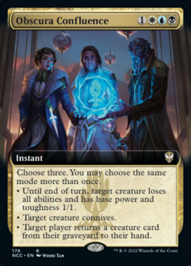 Obscura Confluence (Extended Art) [Streets of New Capenna Commander] (NCC 176)